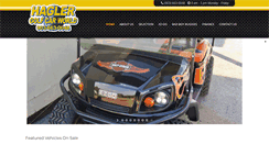 Desktop Screenshot of haglergolfcarworld.com